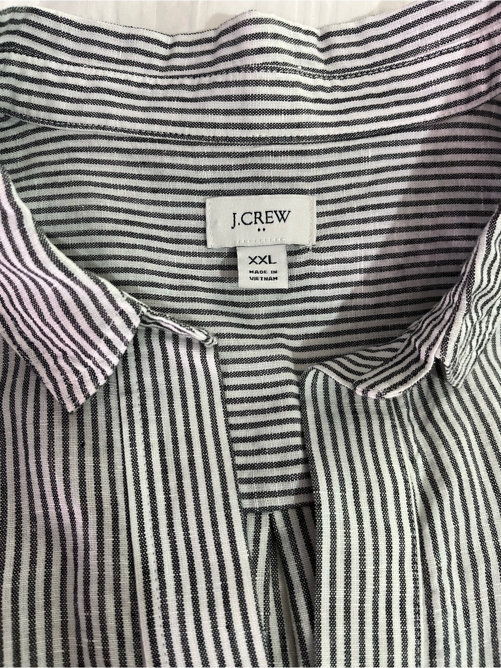 J Crew Linen Striped Buttonless Tunic • Linen & Cotton • NWOT - Picture 12 of 15